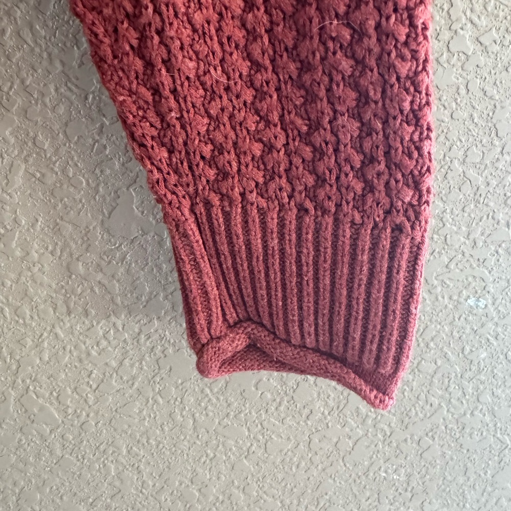 Universal Thread Cozy Knit Pullover Maroon Crewne… - image 4
